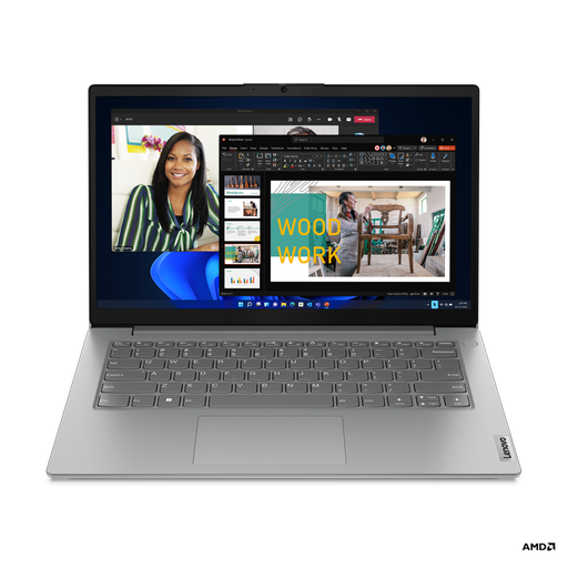 [82YT00Q7LM] Lenovo V14 G4 AMN, AMD Ryzen™ 5 7520U (2.80GHz, 4 MB), 14&quot; 1920 x 1080 Non-Touch, Windows11 Pro 64, 16.0GB, 1x512GB SSD M.2 2242 PCIeGen4 QLC, Arctic Grey, AMD Radeon™ 610M, BT5.1 or above,Wi-Fi 6 2x2 AX, 720P HD, 2 Cell Li-Pol38Wh, 1CourierCarryin,Traditional, Iron GreySpanish