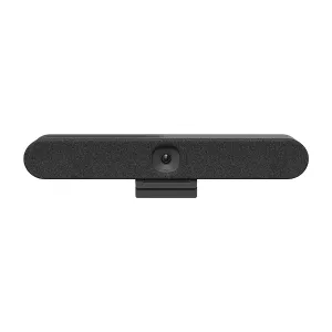 [CAMLOG960001485] CAMARA LOGITECH  RALLY BAR HUDDLE GRAFITO SALAS PEQUEÑAS 6 MICS 1 BOCINA ZOOM 4X 4K