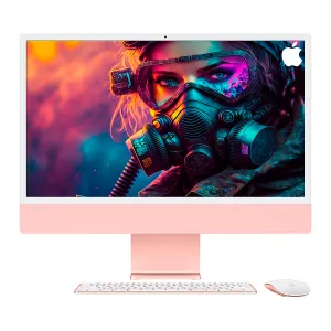 [COPAPLMQRU3LLA] COP. APPLE IMAC AIO M3 8GB 512GB-SSD 24Inch. 4.5K CAM. WIFI BT 2USB-C MACOS Pink