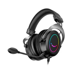 [HSEFIFAMPLIGAH3] Headset FIFINE AmpliGame H3 RGB with 3.5mm TRRS Jack for PS4-5 Xbox Switch In-line Volume &amp; Mute
