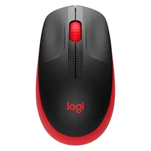[MOULOG910005904] MOUSE LOGITECH M190 WIRELESS USB FULL SIZE CURVE DESING ROJO