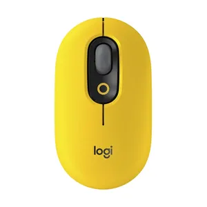 [MOULOG910006543] MOUSE LOGITECH POP SILENT TOUCH WIRELESS BLUETOOTH  AMARILLO FUERTE