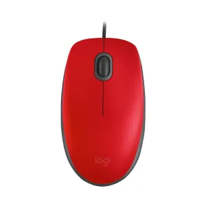 [MOULOG910006755] MOUSE LOGITECH M110 WIRED SILENT RED