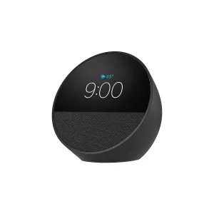 [PARAMZ268963422] PARLANTE AMAZON ECHO SPOT SMART ALARM CLOCK WITH VIBRANT SOUND AND ALEXA  BLACK