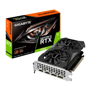 [VIDGIBN3050WF36] VIDEO GIGABYTE GEFORCE RTX-3050 WINDFORCE OC 6GB GDDR6 96BITs HDMI DP 2VENT. PCIE 4.0