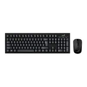 [KEYGENKM8101SPK] TECLADO GENIUS KM-8101-MOUSE OPT. WIRELESS USB NEGRO SP
