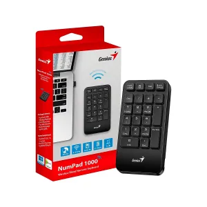 [KEYGENNUPA1000K] TECLADO GENIUS WIRELESS NUMPAD 1000 SP USB Black