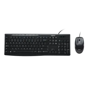 [KEYLOG920002716] TECLADO-MOUSE COMBO LOGITECH MK200 NEGRO USB PLUG AND PLAY RESISTENTE A SALPICADURAS