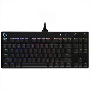 [KEYLOG920009388] TECLADO LOGITECH GAMER G PRO RGB MECANICO GX AZUL WIRED NEGRO