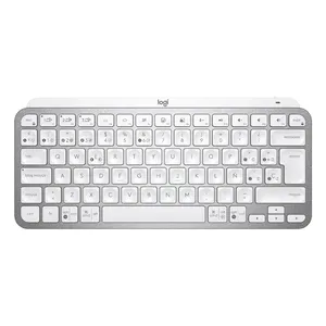[KEYLOG920010477] TECLADO LOGITECH MX KEYS MINI, INALAMBRICO, RF WIRELESS/BLUETOOTH GRIS PALIDO