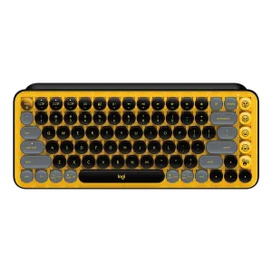 [KEYLOG920010713] TECLADO LOGITECH POP KEYS MECANICO INHALAMBRICO AMARILLO