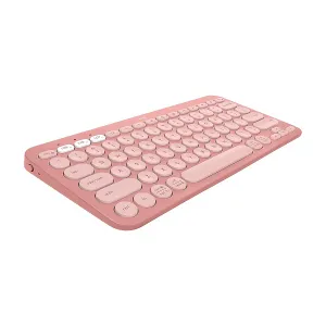 [KEYLOG920011785] Teclado LOGITECH PEBBLE KEYS 2 K380S Wireless SP Rosa