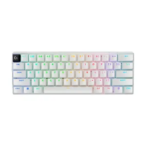 [KEYLOG920011921] TECLADO LOGITECH G PRO X 60 LIGHTSPEED WIRELESS GAMING ULTRA COMPACT TKL MECHANICAL RGB WHITE