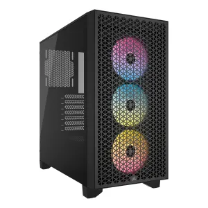 [CASCORCC9011255] CASE CORSAIR ATX 3000D RGB AIRFLOW TEMPERED GLAS  MID-TOWER CASE N-PS 3VEN NEGRO