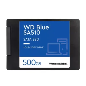 [HDDWDIS500G3B0A] SOLID STATE DRIVE WESTERN DIGITAL 500GB INTERNO 2.5INCH SA510 7MM SATA  III 560MB-S BLUE