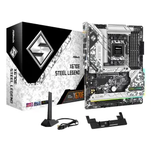 [MBOASRX670ESTLG] MBO ASROCK X670E STEEL LEGEND AMD5 HDMI-DP 4XDDR5 13USB 4SATA3 PCIE2X16-1X1 2LAN M.2 WIFI ATX