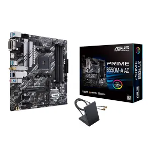 [MBOASUB550M-AAC] MBO ASUS PRIME B550M-A AC AMD AM4 RYZEN 4DDR4 WIFI HDMI DVI D-SUB 2M.2 1PCIEX16 3PCIE MATX
