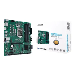 [MBOASUQ570M-C] MBO ASUS PRO Q570M-C 10MA-11AVA. LGA1200 4DDR4 2DP HDMI 2M.2 6USB 2-PCIE3.0 MICRO-ATX