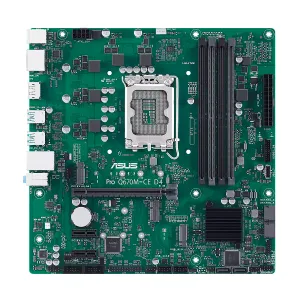 [MBOASUQ670MCED4] MBO ASUS PRO Q670M-CE D4-CSM 13VA-12VA LGA1700 4DDR4-3200 2DP HDMI 2M.2 6USB PCIE4.0 MATX