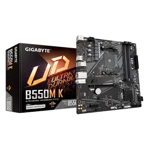 [MBOGIBB550M-K] MBO GIGABYTE B550M-K AMD AM4 RYZEN 5000 4DDR4-3200 M.2DP HDMI PCIE4.0 MICROATX