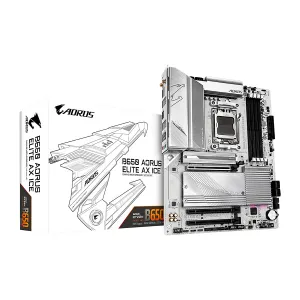 [MBOGIBB650AOEAI] MBO GIGABYTE B650 AORUS ELITE AX ICE AM5 DDR5-5200 WIFI HDMI DP PCIE4.0 3M.2 12USB ATX