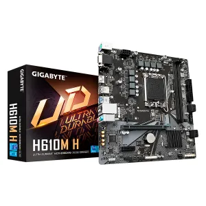 [MBOGIBH610MHG11] MBO GIGABYTE H610M-H 13VA LGA1700 DDR5 D-SUB HDMI M.2 8USB2.0 4USB3.2 PCIE4.0 mATX