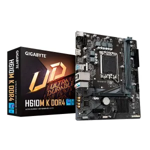 [MBOGIBH610MKDR4] MBO GIGABYTE H610M K 13VA-12VA LGA1700 2XDDR4-3200 HDMI  M.2 USB3.2 PCIE4.0 MATX