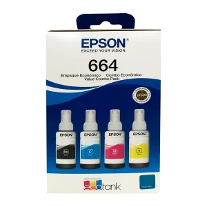 [SUMEPST6645204P] KIT BOTELLAS EPSON T664520 4 COLORES BLACK-CYAN-MAGENTA-YELLOW