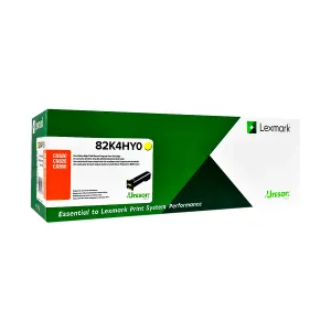 [SUMLEX82K4HY0] TONER LEXMARK AMARILLO CX82X CX860 ALTO RENDIMIENTO 17K