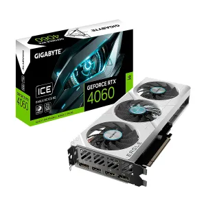 [VIDGIBN4060EOI8] VIDEO GIGABYTE GeForce RTX-4060 EAGLE OC ICE 8GB 128BIT GDDR6 2DP HDMI PCI EXP. 4.0