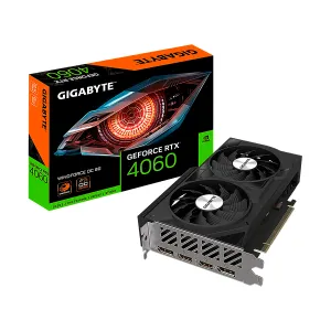 [VIDGIBN4060W2O8] VIDEO GIGABYTE GeForce RTX-4060 WINDFORCE OC 8GB 128BIT GDDR6 2DP HDMI PCI EXP. 4.0