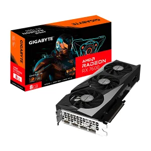 [VIDGIBR76GAOC8G] VIDEO GIGABYTE Radeon RX-7600 GAMING OC 8G 8GB 128BIT GDDR6 2DP 2HDMI 3VEN. PCI EXP. 4.0