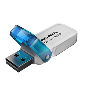 [FMEADA32GUV240W] FLASH MEMORY ADATA 32GB UV240 USB 2.0 BLANCO