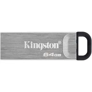 [FMEKINDTKN64GBS] FLASH MEMORY KINGSTON DATATRAVELER KYSON DTKN 64GB USB 3.2 PLATEADO