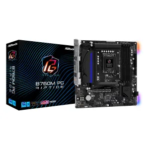 [MBOASRB760MPGRI] MBO ASROCK B760M PG RIPTIDE 14va. LGA1700 4DDR5 WIFI HDMI DP M.2 13USB 4SATA3 PCIE4.0 mATX
