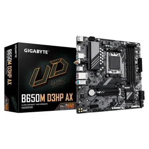 [MBOGIBB650MD3AX] MBO GIGABYTE B650M D3HP AX AMD AM5 Ryzen 7000 4DDR5 WIFI HDMI 2DP PCIE4.0 2M.2 mATX
