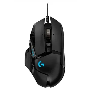 [MOULOG910005469] MOUSE LOGITECH GAMING G502 NEGRO HERO 16K G-HUB PESO AJUSTABLE RGB LIGHTSYNC USB ALAMBRICO