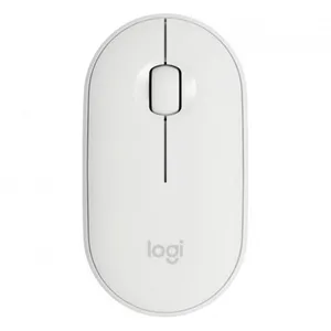 [MOULOG910005770] MOUSE LOGITECH PEBBLE M350 BLANCO MINIMALISTA WIRELESS USB BLUETOOTH SILENCIOSO