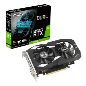 [VIDASUV0K60M0AA] VIDEO ASUS DUAL GEFORCE RTX-3050 OC 6GB GDDR6 96BITS DVI-D HDMI DP PCI EXP. 4.0