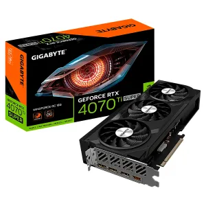 [VIDGIB407SWF316] VIDEO GIGABYTE RTX-4070 TI SUPER WINDOFORCE OC 16GB GDDR6X 192BIT HDMI 3DP 3VENT. PCIE 4.0
