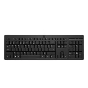 [KEYHPX266C9AA] TECLADO HP 125 CABLE NEGRO