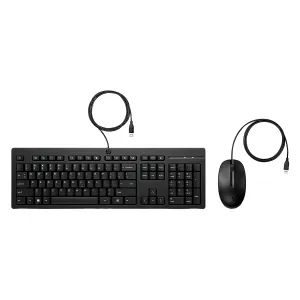 [KEYHPX286J4AA] KEYBOARD AND MOUSE HP 225 WIRED USB NEGRO