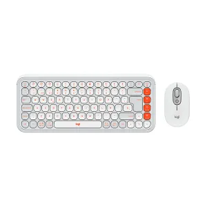 [KEYLOG920013055] TECLADO LOGITECH COMBO POP ICON INAL OFF WHITE