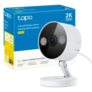 [CAMTPLTAPOC120] CAMARA DE VIGILANCIA TP-Link Tapo C120 2K 4MP WI-FI FIJA WHITE