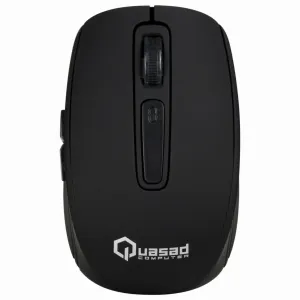 [MOUQUAQM-850LDK] MOUSE QUASAD QM-850 LD WIRELESS RECARGABLE USB NEGRO