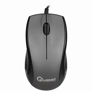 [MOUQUAQM703UGRY] MOUSE QUASAD QM-703U 3D WIRED 1.5MTS GRIS