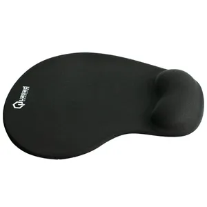 [SUMQUAQMPE-230K] MOUSE PAD QUASAD ERGONOMICO QMPE-230 LYCRA FABRIC-GEL NEGRO