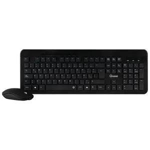 [KEYQUAQC-4583GK] COMBO TECLADO-MOUSE RECARGABLE MULT. QUASAD QC-4583G WIRELESS NEGRO