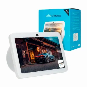 [MONAMZ268946920] SMART DISPLAY WITH SPEAKER AMAZON-ECHO SHOW 8INCH WITH ALEXA GLACIER WHITE