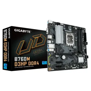 [MBOGIBB760MD3D4] MBO GIGABYTE B760M-D3HP DDR4 14va LGA1700 4DDR4-3200 HDMI 2M.2 8USB PCIe4.0 mATX